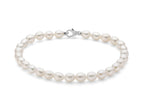 MILUNA | Bracciale Pepite di perle 5-5,5 mm con chiusura in argento | PBR3638B