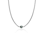 MILUNA UOMO | Collana in argento e perla Tahiti | PCL6449T