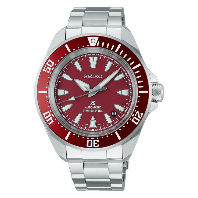 SEIKO | OROLOGIO PROSPEX SAMURAÏ AUTOMATICO QUADRANTE ROSSO | SRPL11K1