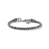 MARIA CRISTINA STERLING | BRACCIALE UOMO ICONIC ARGENTO BRUNITO ATTORCIGLIATO | G3513