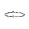 MARIA CRISTINA STERLING | BRACCIALE UOMO COLLEZIONE NEPTUNE ARGENTO CON PICCOLA ANCORA | G2319