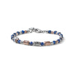 MARIA CRISTINA STERLING | BRACCIALE UOMO COLLEZIONE SIENA ARGENTO E SODALITE | G4024