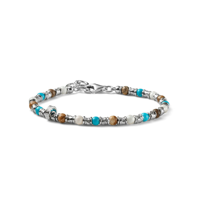 MARIA CRISTINA STERLING | BRACCIALE UOMO PEPITE E PIETRE | G4559