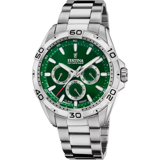 FESTINA | OROLOGIO VERDE CINGHIA ACCIAIO INOSSIDABILE 316L, UOMO | F20623/3