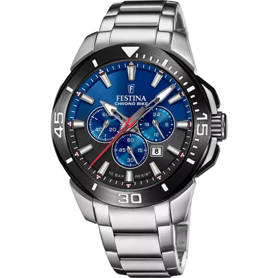 FESTINA | OROLOGIO DA UOMO CHRONO BIKE BLU CON CINTURINO IN ACCIAIO | F20641/C