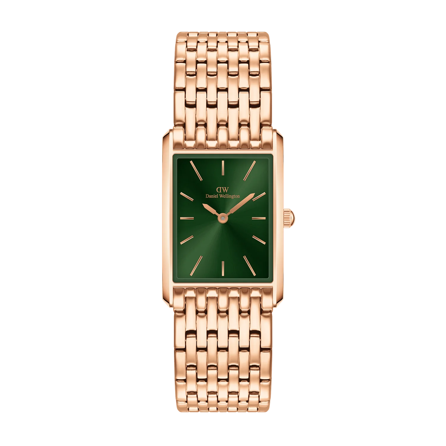 DANIEL WELLINGTON | BOUND 9-LINK EMERALD SUNRAY Rose Gold 32x22mm | DW00100704