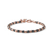 MARIA CRISTINA STERLING | BRACCIALE UOMO HAIMA ARGENTO ROSA E PIETRA EMATITE | G5000R