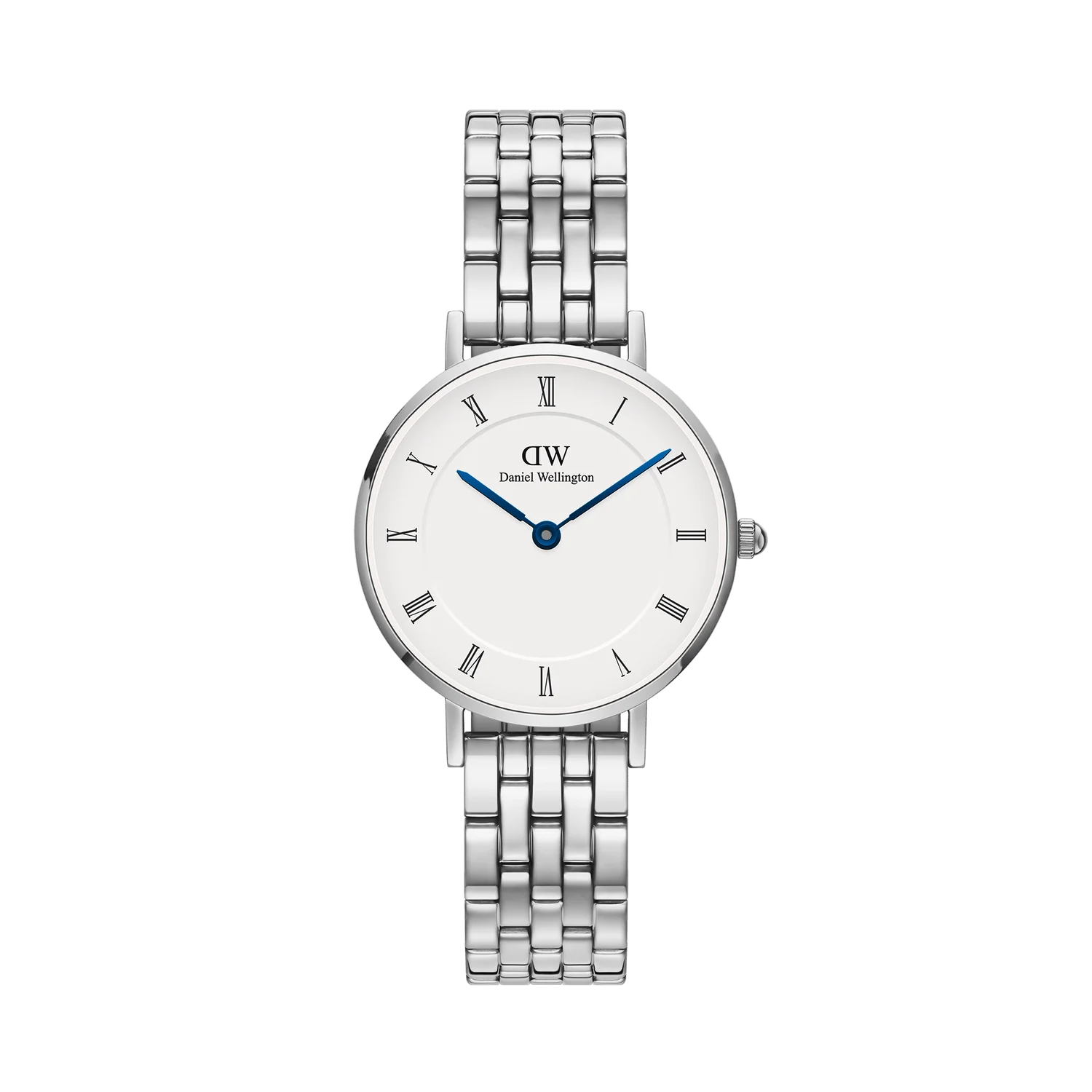 DANIEL WELLINGTON | PETITE ROMAN NUMERALS 5-LINK SILVER 28mm | DW00100685