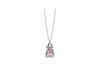 NANAN | Tato's Baby Nanan Bijou in Argento - Orsetto Rosa | NAN0511