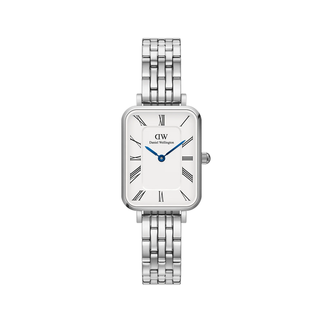 DANIEL WELLINGTON | QUADRO ROMAN NUMERALS 5-LINK Silver 20x26mm | DW00100691