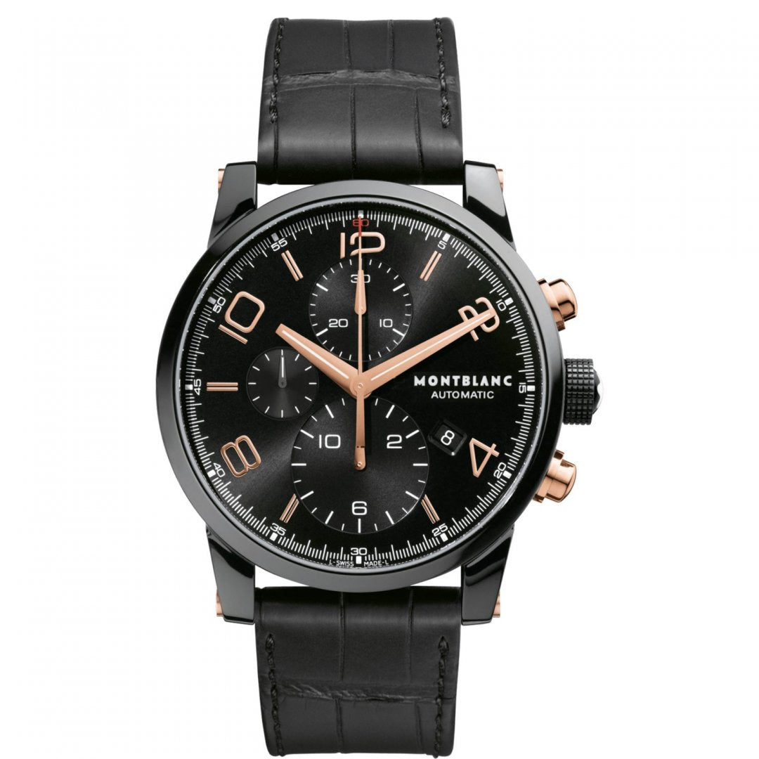 MONTBLANC - Time Walker Crono Automatico Dual Carbon Uomo - MB105805 (6042953482412)