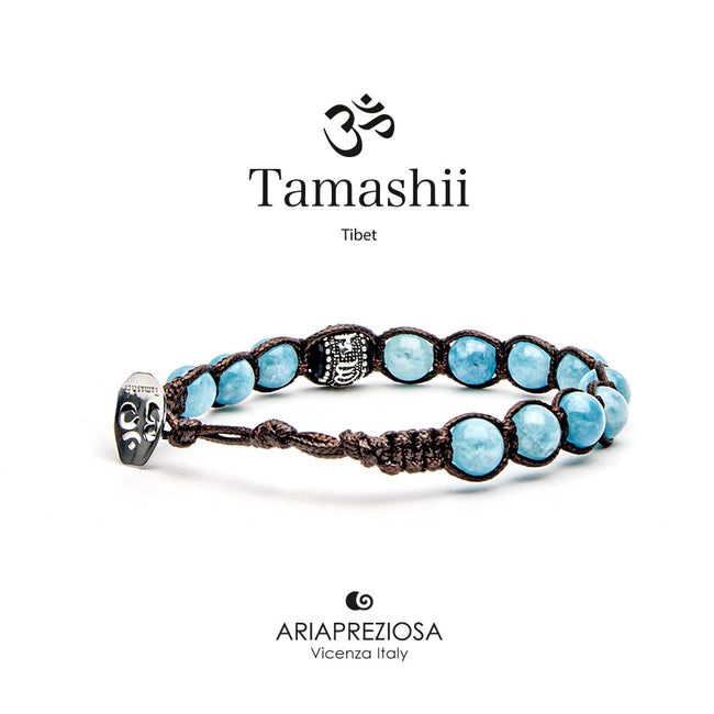 TAMASHII Bracciale Ruota della Preghiera Giada Sky Blu BHS1100-196 (6221700825260)