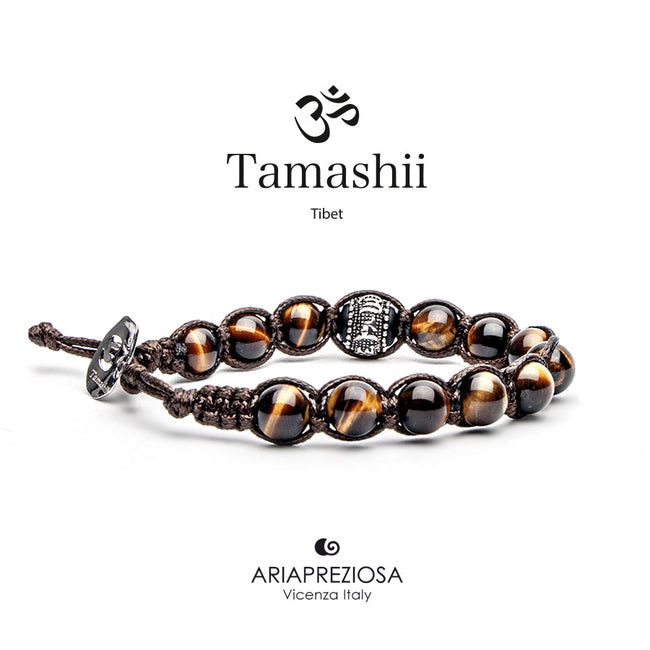 TAMASHII Bracciale Ruota della Preghiera Occhio di Tigre BHS1100-214 (6221652426924)