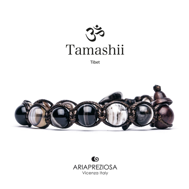 TAMASHII Bracciale Agata Pizzo Nero BHS900-100 (6254748008620)