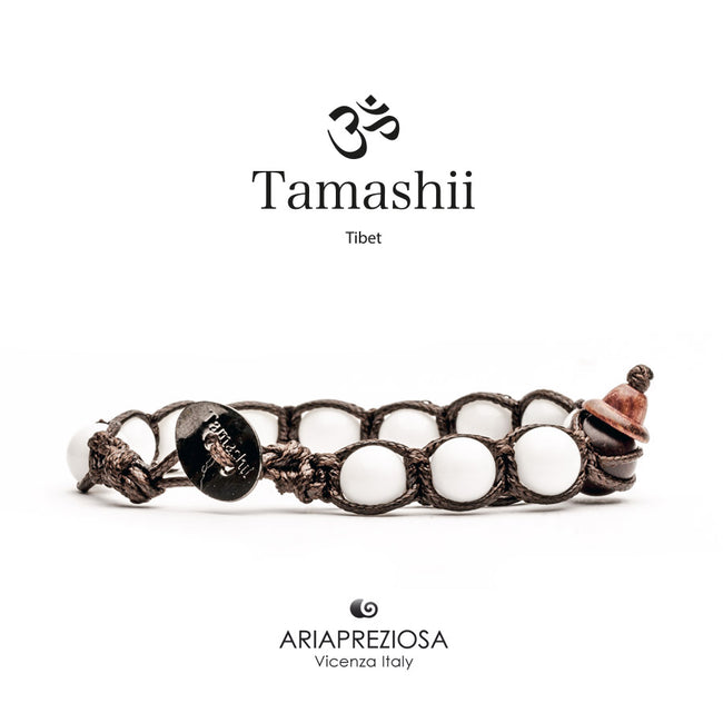 TAMASHII Bracciale Agata Bianca BHS900-14 (6130761302188)