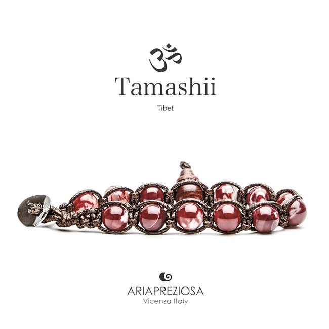 TAMASHII Bracciale Agata Rosso Scuro BHS900-213 (6130157584556)