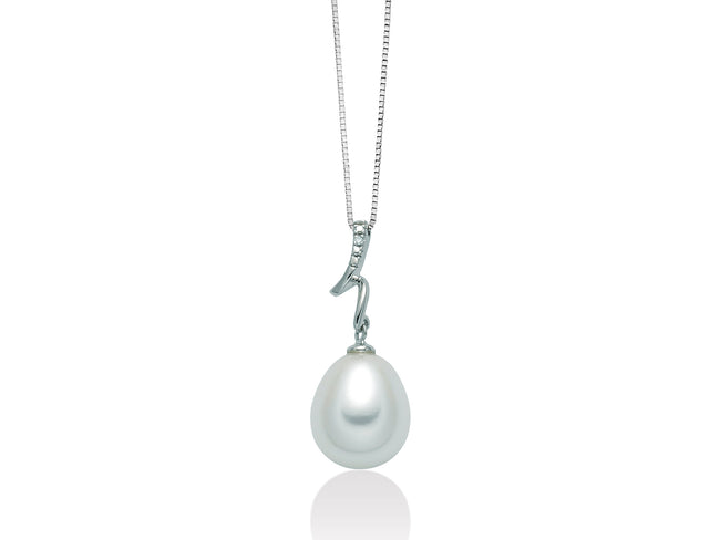 MILUNA | Collier Perla e Diamanti |  PCL5854