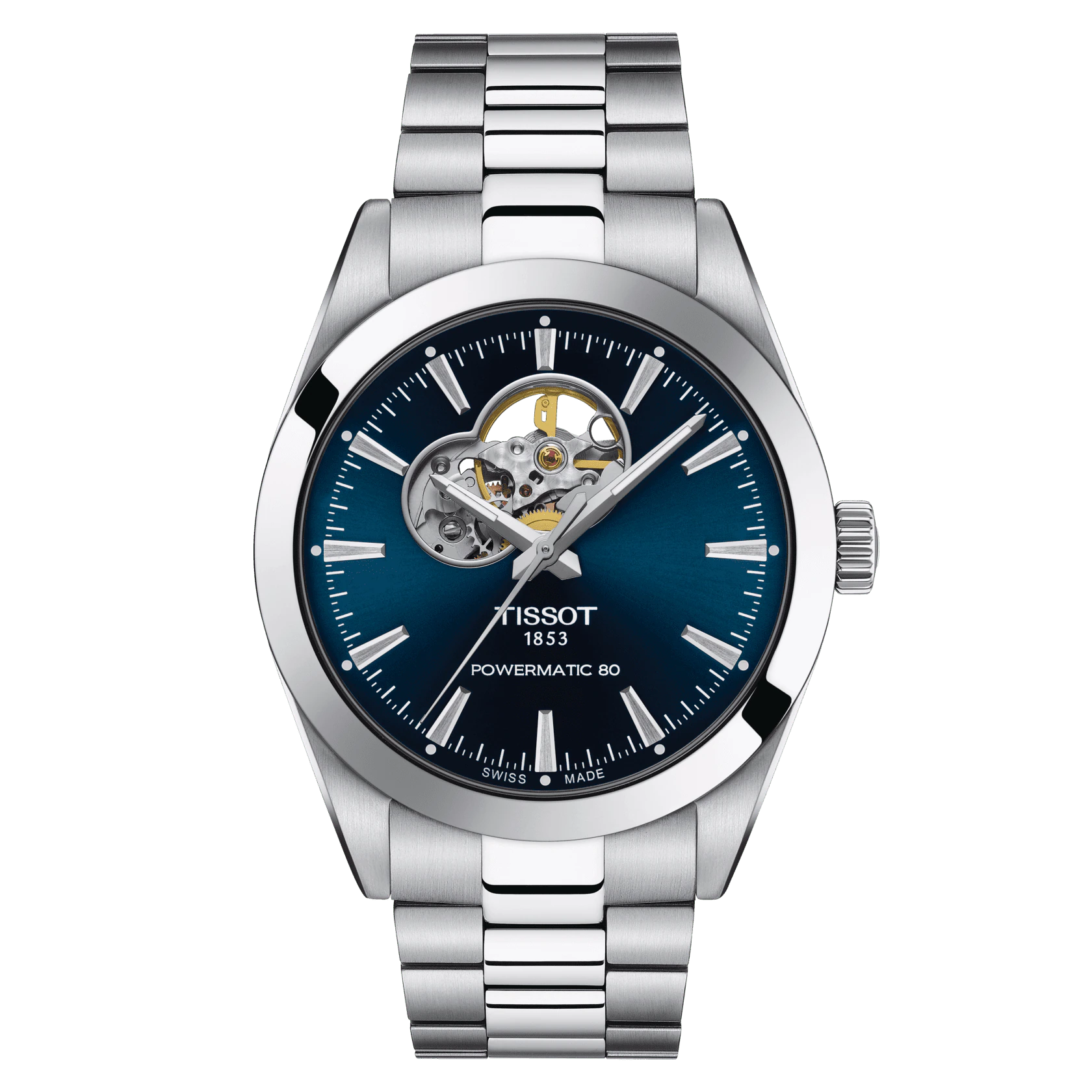 TISSOT | GENTLEMAN POWERMATIC 80 OPEN HEART | T1274071104101