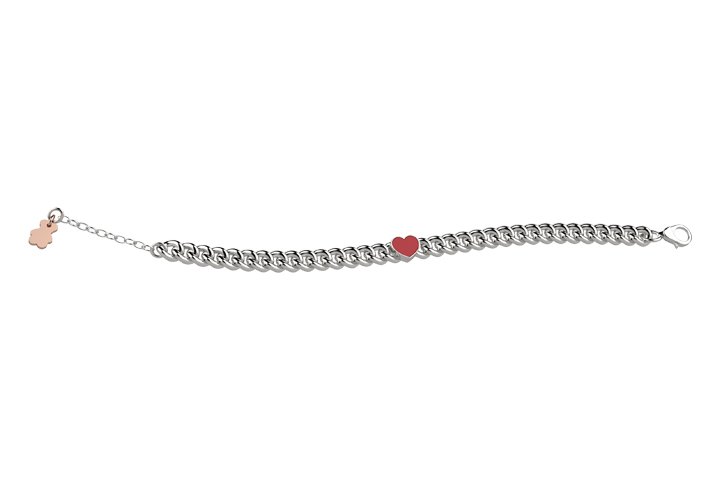 NANAN | Bracciale Catenina con Cuore | NAN0353